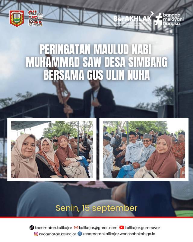 Peringatan Maulid Nabi Muhammad SAW Desa Simbang